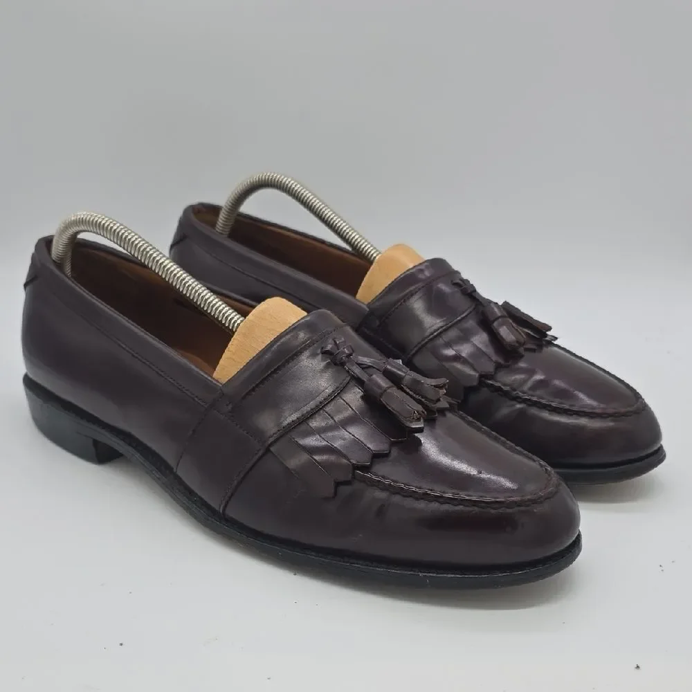 Allen Edmonds Dark Brown Tassel Kiltie Loafers
